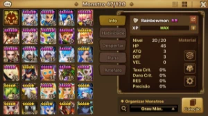 Conta vários nat 5 META - Summoners War