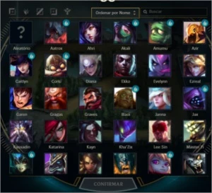 conta gold 2 lvl 47 no precinho upada a mão 5 skins - League of Legends LOL