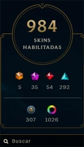 CONTA SMURF LOL MUITA SKIN - League of Legends