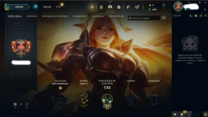 Conta Full Acesso Nv 96 / 17 Skins Incluindo Mítica - League of Legends LOL