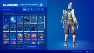 Conta Fortnite com Cavaleiro Negro + Conta Epic Games FULL