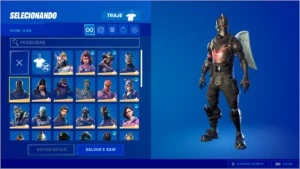 Conta Fortnite com Cavaleiro Negro + Conta Epic Games FULL