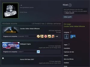 Conta Smuft PRATA com PRIME CS:GO (Entrega automática) - Counter Strike
