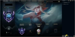 CONTA RARA DESDE A SEASON 1. DIAMANTE 3 ELO ATUAL. - League of Legends LOL