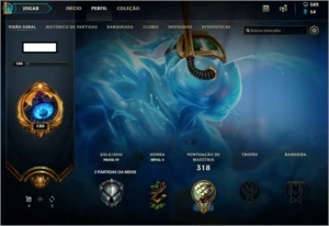 CONTA LEAGUE OF LEGENDS 180 - OURA IV LOL
