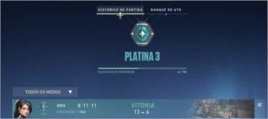 Conta plat 3, diamante ato passado - Valorant