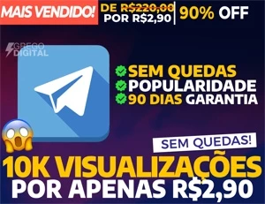 [Promoção] Visualizações em Canais Telegram R$2,99 | 24h On - Social Media