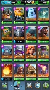 CONTA NV 7 ARENA 9 // 2 LENDÁRIAS BOAS PRA COMBO - Clash Royale