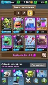 CONTA NV 7 ARENA 9 // 2 LENDÁRIAS BOAS PRA COMBO - Clash Royale