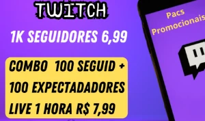 Na Twitch! Os Serviços Mais Baratos do Mercado: Preço imbatí - Redes Sociais