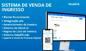 Sistema de Venda de Ingressos + Sistema de Checkout Pix