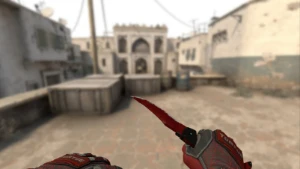 Skin Faca Csgo:go Canivete Falchion | Teia Rubra - Counter Strike