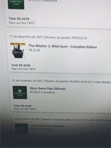 Conta XBox Live com mais de 20 jogos - Outros