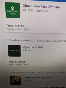 Conta XBox Live com mais de 20 jogos - Outros
