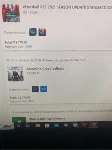 Conta XBox Live com mais de 20 jogos - Outros