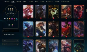 CONTA LEAGUE OF LEGENDS - MMR DIAMANTES - 155 SKINS - (ENTRE LOL
