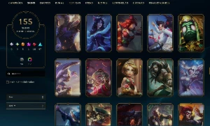 CONTA LEAGUE OF LEGENDS - MMR DIAMANTES - 155 SKINS - (ENTRE LOL