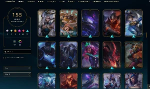CONTA LEAGUE OF LEGENDS - MMR DIAMANTES - 155 SKINS - (ENTRE LOL