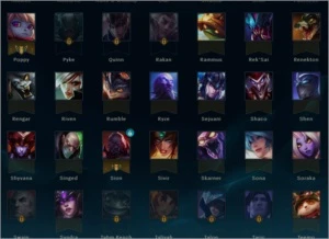 Conta de LOL 4400RP 32000BP 48Skins,  100+ herois - League of Legends
