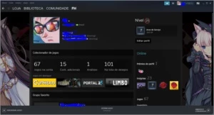 Conta Steam com 67 jogos - Counter Strike CS