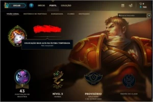 Conta lol unranked nunca foi jogada a md10 sem elo - League of Legends