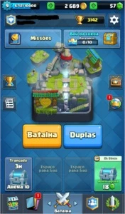 CONTA CLASH ROYALE LVL 9 ARENA 10 (6 LENDÁRIAS)