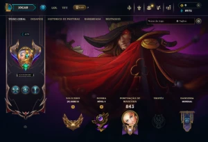 Conta LvL 679 | 263 Skins- 17 Prest - 28 Legend | all champ - League of Legends LOL