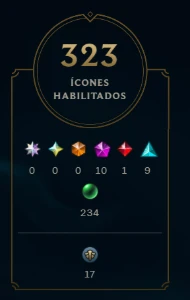 Conta LvL 679 | 263 Skins- 17 Prest - 28 Legend | all champ - League of Legends LOL