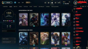 Conta De League Of Legends + Valorant-Full Acesso Vinculadas LOL