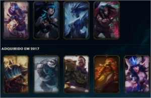 Conta de lol gold 4 40 skins - League of Legends