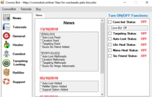 BOT Tibia 12x - Completo: Cavebot, Heal, Target, Refiler! - Outros