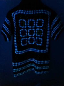 Camisa Masculina em Crochê Glow - Artesanato e Personalizados