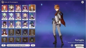 ar 26 childe + harpa celestial com outros dps e sub dps - Genshin Impact