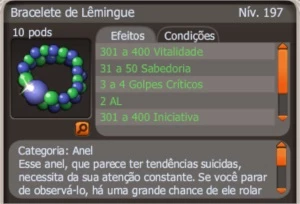 Bracelete de lêmingue (spiritia) - Dofus