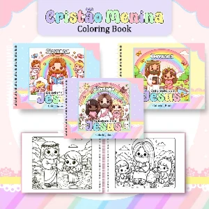 KIT 35 Livros de Colorir Bíblicos — Pacote Digital Infantil - eBooks