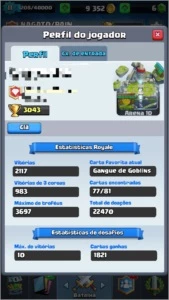 Conta Clash Royale Com 10 Lendárias