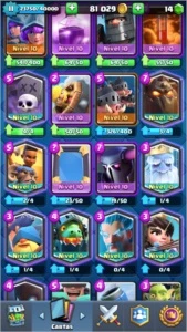 Conta Clash Royale - Rei11, todas as cartas - LEIA