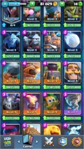 Conta Clash Royale - Rei11, todas as cartas - LEIA