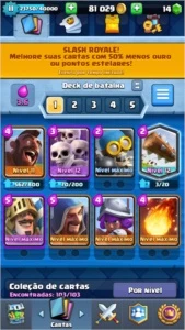 Conta Clash Royale - Rei11, todas as cartas - LEIA