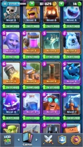 Conta Clash Royale - Rei11, todas as cartas - LEIA