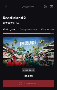 DEAD ISLAND 2 (Conta epic games)