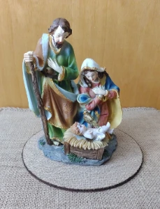 Presépio de Natal - Sagrada Família - Artesanato e Personalizados