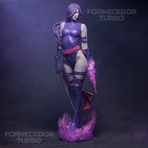 PSYLOCKE 3D - Arquivo .Stl Para Impressão 3D - Outros