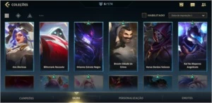 CONTA LEAGUE OF LEGENDS WILD RIFT ( com skin vitoriosa ) - League of Legends: Wild Rift LOL WR
