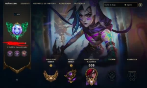 Conta ouro 4 | 162 Skins|19 lendarias |  Jinx Arcane Exalted - League of Legends LOL