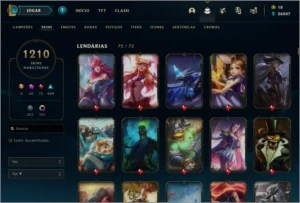 Conta LoL / TODAS AS SKINS OBTÍVEIS - League of Legends