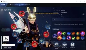 VENDO ARQUEIRA LEVEL 96 - 131K DE POWER S/ CLÃ - MIR4