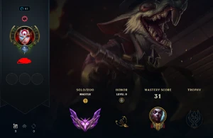 Conta mestre 60%wr +35 PDL -22 - League of Legends LOL
