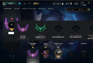 Mestre com 40 Champs e 9 Skins ( 106 PDL )