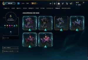 Mestre com 40 Champs e 9 Skins ( 106 PDL ) - League of Legends LOL